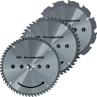 WALTER WERKZEUGE Walter Hartmetall Sägeblatt Set 160mm - für