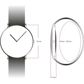 Dugena Herrenuhr Vento, 4461070 bicolor