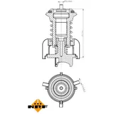 NRF Thermostat, Kühlmittel 725095