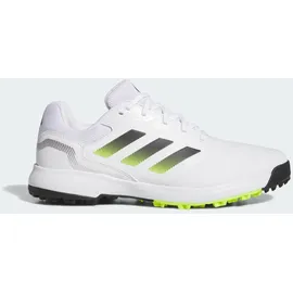 adidas Traxion Response Spikeless Golfschuh - Cloud White / Core Black / Lucid Lemon - 43 1/3