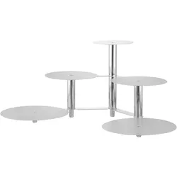 Esmeyer 1 x SCHNEIDER Etagen-Tortenständer, Alu 3 -teilig /  -floors