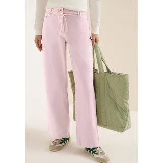 Cecil High Waist Wide Leg Jeans, im Loose Fit Light blush rose), 34 - 34W / 28L