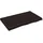 vidaXL Waschtischplatte Dunkelbraun 100x60x(2-6)cm Massivholz