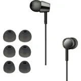 kwmobile 6X Polster kompatibel mit Sony WI-C300 / WI-C400 / MDR-XB55AP / MDR-EX155AP - 3 Größen - Silikon Ohrstöpsel In-Ear Kopfhörer