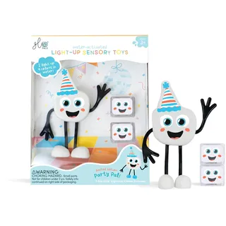 Glo Pals Party Figur mit 2 Leuchtwürfeln, Wasserspielzeug, Badewannenspielzeug