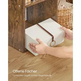 VASAGLE Bücherregal 10 Fächer 0 x 0 x 0 cm Braun