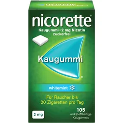 nicorette Kaugummi 2mg whitemint 105 St Kaugummi