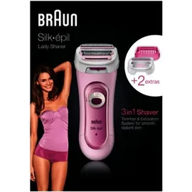 Braun Silk-épil LS 5360 weiß/rosa