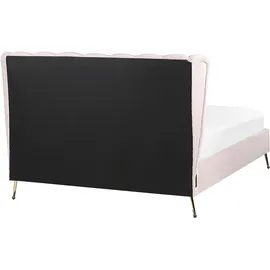 Beliani Miribel 140 x 200 cm Rosa Gold