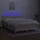 vidaXL Boxspringbett mit Matratze & LED Creme 140x200 cm Stoff