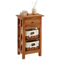 Idimex Nachttisch TOURNETTE, , Naturfarben , Holz , Mahagoni