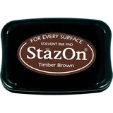 tamko Tsukineko Stazon Stempelkissen Timber Brown