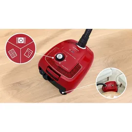 Bosch BGB38RD2 Staubsauger 4 l Zylinder-Vakuum Trocken 600 W Staubbeutel, - Black