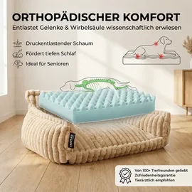 noviclass-shop Hundesofa | Katzensofa 'Chaffar' | Flieder XL (120cm))