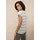 TAMARIS V-Shirt Beige/Weiß 32/34