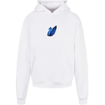 Mister Tee Le Papillon Heavy Oversize Kapuzenpullover White L