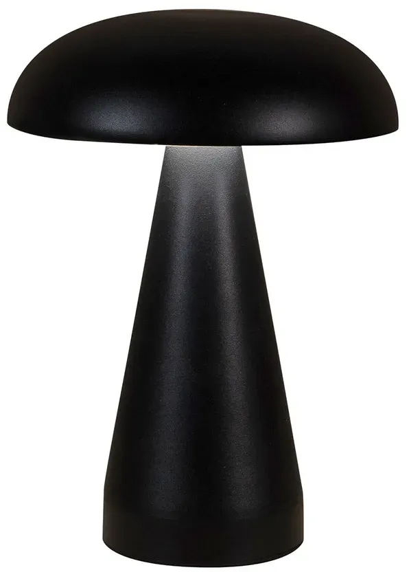 LED Lampe 20,5x15,5cm dimmbar mit USB Anschluss  - schwarz ma