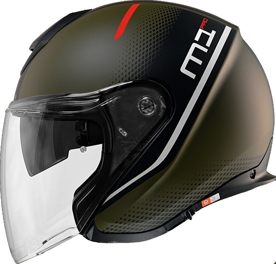 Schuberth M1 Pro Mercury Jet helm, groen, 53 Voorman