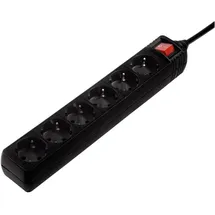 Hama Steckdosenleiste 1,40 m Schwarz 6 St.