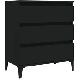 vidaXL Sideboard 60 x 70 x 35 cm Schwarz