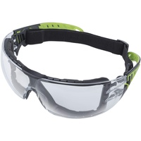 wolfcraft Schutzbrille „Sport“ mit Bügeln und Gummiband I 4907000 IAugenschutz für bewegungsintensive Arbeiten und Sport
