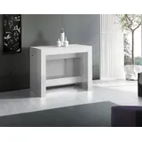 INOSIGN Esstisch »Praktika, Küchentisch, Wohnzimmertisch, Speisetisch«, mit Auszugsfunktion, ausziehbar von 50 cm auf 300 cm, weiß lärche), B:90cm H:77cm T:51cm, Tische, 90-300