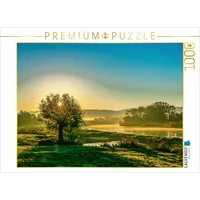 Calvendo Puzzle Morgenerwachen im Weserbergland 1000 Teile Lege-Größe 64