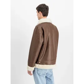 Alpha Industries B-3 Faux Leather braun 56