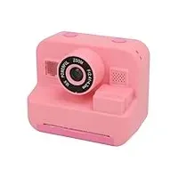 VBESTLIFE Sofortbildkamera, Digitalkamera für, 12 MP, 2,4-Zoll-Bildschirm, mit Druckpapier, Thermodruckkamera, Tragbare Reisekamera für Jungen und Mädchen (PINK)