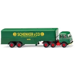 WIKING 051327 1:87 Koffersattelzug (MB LPS 333)"Schenker"