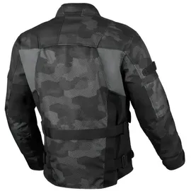 Macna Higera Camo Textiljacke Schwarz/Grau/Dunkelgrau L