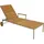 Garden Pleasure Sonnenliege 197 x 70 x 92 cm Braun