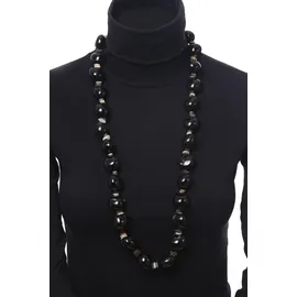 COLLEZIONE ALESSANDRO Lange Kette Holly Schwarz / Holz