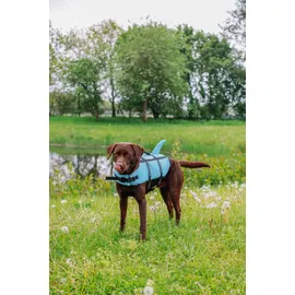 Nobby Hunde Schwimmweste Sharki mit Haiflosse hellblau
