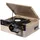 Denver MRD-180 Retro Stereoanlage DAB+, Bluetooth®, CD, Kassette, Plattenspieler, Schwarz, Holz