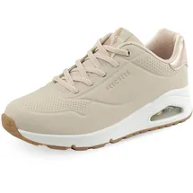 SKECHERS Uno Shimmer Away Damen Beige 38
