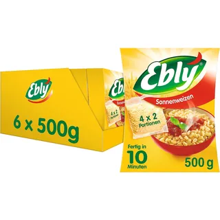 EBLY® Sonnenweizen Kochbeutel 10 Minuten 6x500g