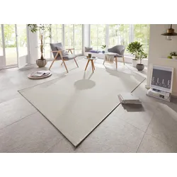 Teppich ELLE DECORATION "Millau" Gr. 2, beige, B:80cm H:4mm L:150cm, Kunstfaser, Teppiche, Flachgewebe, In-& Outdoor, Modern, Terrasse, Balkon, Wohnzimmer