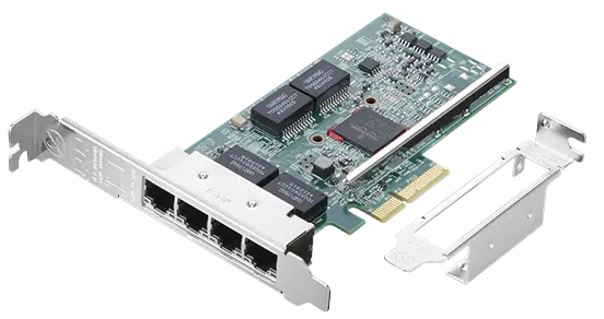 Lenovo ThinkStation Broadcom BCM5719-4P Quad-port Gigabit Ethernet Adapter - 4XC1K80847