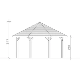 SKANHOLZ Nice 3 Ø  5,57 m Nussbaum