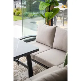 Garden Impressions Vasano Loungeset 4-tlg. carbon black/sand