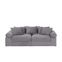 Smart Big Sofa Lionore ¦ grau ¦ Maße (cm): B: 242 H: 86 T: 121.0