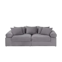 Smart Big Sofa Lionore ¦ grau ¦ Maße (cm): B: 242 H: 86 T: 121.0