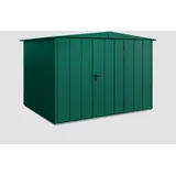 Hörmann EcoStar Gerätehaus Elegant-S Typ 3 3,03 x 2,38 m Moosgrün