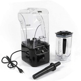 2,2L Standmixer Blender Smoothie Mixer Schalldichter Mixer Smoothie Maker Hochleistungsmixer Schleifer Küchenmixer 30000 U/min Eismixer Vertikaler... - Transparent