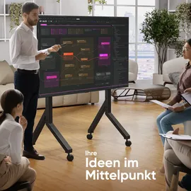 ONKRON TS2081-B TV-Ständer 177,8 cm (70")/2,79 m (110") max. 125 kg Schwarz Kunststoff/Stahl