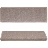 vidaXL Stufenmatte 65 x 21 cm Hellbraun
