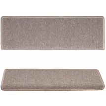 vidaXL Stufenmatte 65 x 21 cm Hellbraun