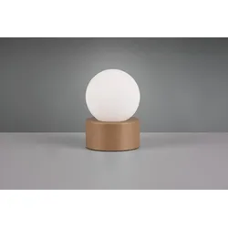 Trio R59051065 Countess Tischleuchte 1x25W | E14 | IP20 - Touch light/off Funktion, Kaffee, weiß