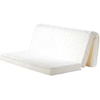 Matratze für Schlafsofa Klappsofa - 1 Zone - Härtegrad 2 - 140 x 190 cm - Stärke 10 cm - FERIA von YSMÉE
